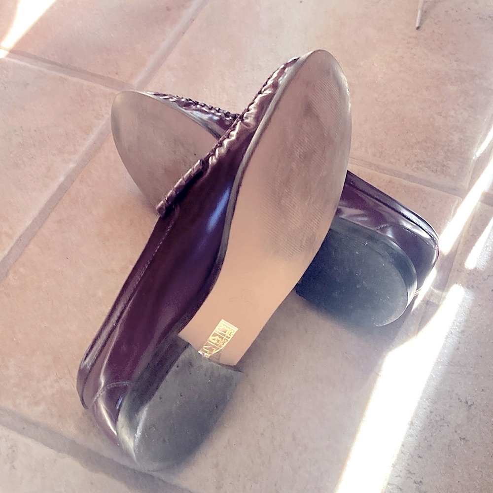 J Crew Classic Penny Loafer, SIZE 8.5 Burgundy - Picture 3 of 7